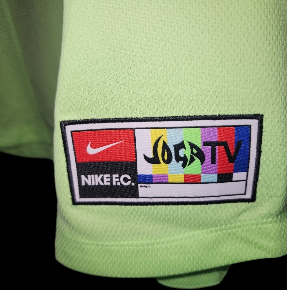 Nike FC Dri-Fit Joga Bonito TV Soccer Tank Top Women's S Lime Glow - Picture 3 of 6